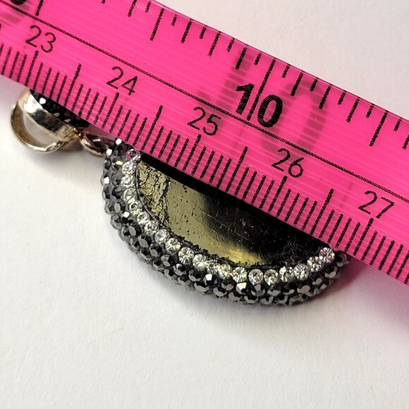 Labrodite Oval Pendant Sterling Silver - Picture 8 of 11